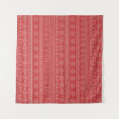 Tenture Vêtements de Noël laide pull rouge xmas flocon de (Devant (Horizontal))