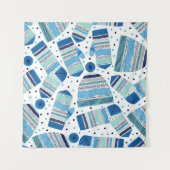 Tenture Vêtements d'hiver confits : Motif confortable sans (Devant (Horizontal))