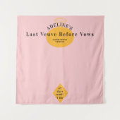 Tenture Veuve avant vows Bachelorette Fin de semaine fond (Devant)