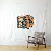 Tenture Vibes de chat éffrayantes (En situation (horizontale))