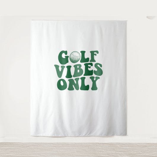 Tenture Vibes De Golf Seulement, Lover De Golf (Devant)