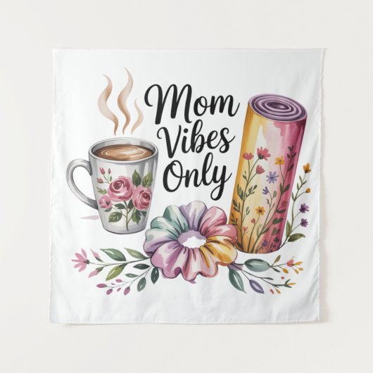 Tenture Vibes de Maman Uniquement (Devant)