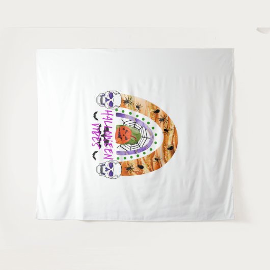 Tenture Vibes d'Halloween (Devant (Horizontal))