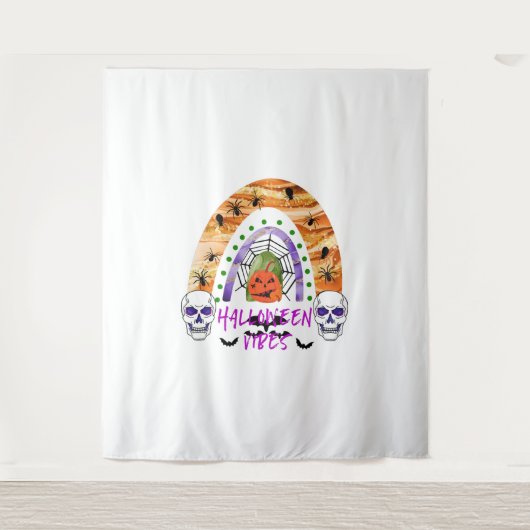 Tenture Vibes d'Halloween (Devant)