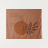 Tenture Vibes du désert inspirées par Matisse Formes Abstr (Devant (Horizontal))