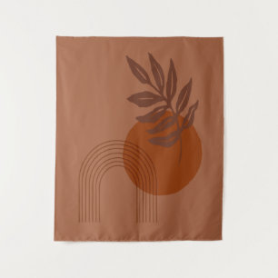 Tenture Vibes du désert inspirées par Matisse Formes Abstr