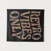 Tenture Vibes rétro seulement - Psychédélique les années 7 (Devant (Horizontal))