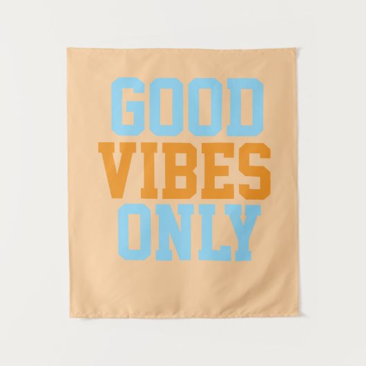Tenture Vibes Uniquement Positives (Devant)