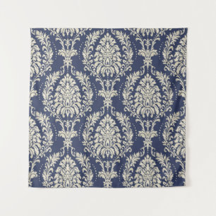 Tenture Victorian Damask Wallpaper Motif Vintage