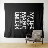 Tenture vie de licorne (En situation (horizontale))