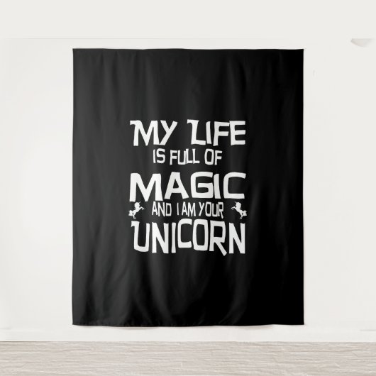 Tenture vie de licorne (Devant)