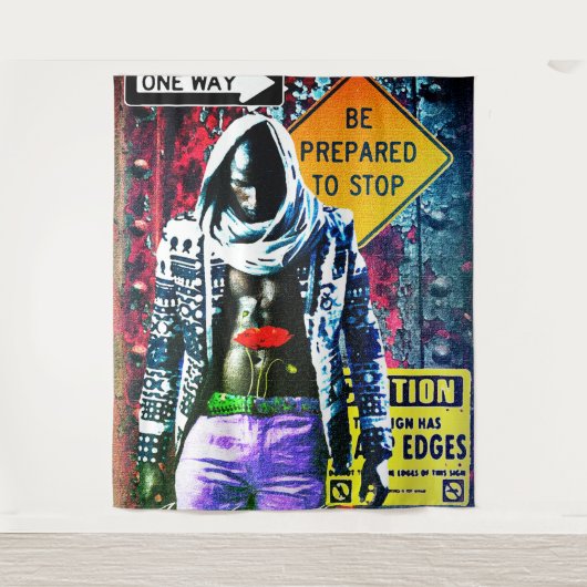 Tenture Vie de rue (Devant)