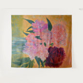 Tenture Vie morte avec Peonies Peinture (Devant (Horizontal))