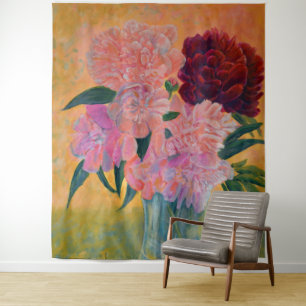 Tenture Vie morte avec Peonies Peinture