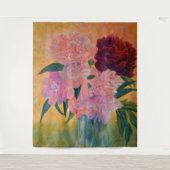 Tenture Vie morte avec Peonies Peinture (Devant)