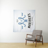 Tenture Vieille affiche de marin (En situation)