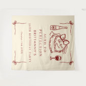 Tenture Vieilli À La Perfection Comme Du Vin Fin Anniversa (Devant (Horizontal))