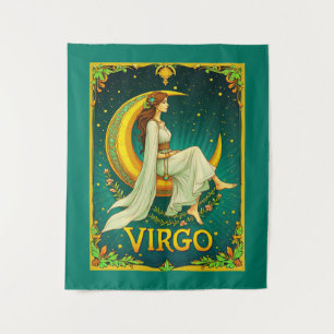 Tenture Vierge assise sur un croissant de lune