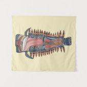 Tenture Vierge Marie Notre Dame de Guadalupe peinture (Devant (Horizontal))