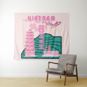 Tenture Vietnam Travel Art (En situation (horizontale))
