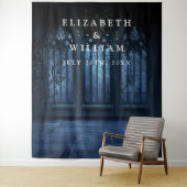 Tenture Vieux Château gothique Photo Booth Prop Arrière-pl (En situation)