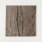 Tenture Vieux dormeurs en bois texturé fond abstrait, un (Devant (Horizontal))