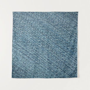 Tenture Vieux tissu denim texture arrière - plan. abstrait