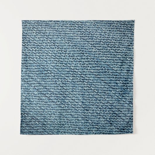 Tenture Vieux tissu denim texture arrière - plan. abstrait (Devant)