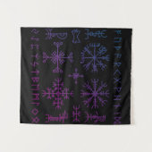 Tenture Viking Runes (Devant (Horizontal))