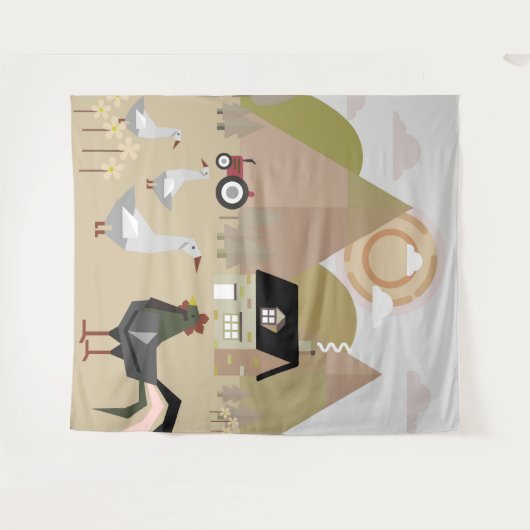 Tenture Village (Devant (Horizontal))