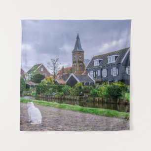 Tenture Village de pêcheurs traditionnel Marken à Pays-Bas