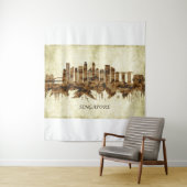 Tenture Ville de Singapour (En situation)