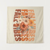 Tenture Villes d'automne aquarelle fleur sauvage feuilles (Devant (Horizontal))