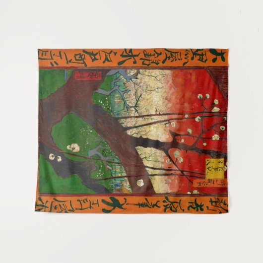 Tenture Vincent van Gogh - Arbre à prune floraison (Devant (Horizontal))