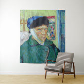 Tenture Vincent van Gogh - Autoportrait avec oreille bandé (En situation)