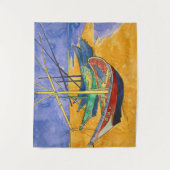 Tenture Vincent van Gogh - Bateaux de pêche sur la plage (Devant)