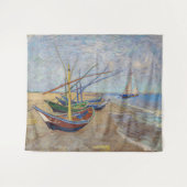 Tenture Vincent van Gogh - Bateaux de pêche sur la plage (Devant (Horizontal))