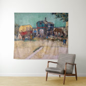 Tenture Vincent van Gogh - Caravanes, campement de gitans  (En situation (horizontale))