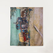 Tenture Vincent van Gogh - Caravanes, campement de gitans  (Devant)