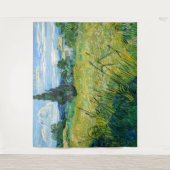 Tenture Vincent van Gogh - Champ de blé vert avec Cypress (Devant)