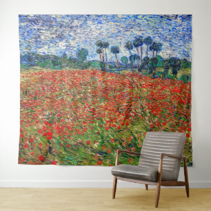 Tenture Vincent van Gogh - Champ de coquelicots