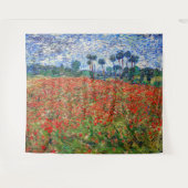 Tenture Vincent van Gogh - Champ de coquelicots (Devant (Horizontal))