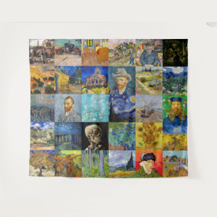 Tenture Vincent van Gogh - chefs-d'oeuvre Mosaic Patchwork