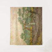 Tenture Vincent van Gogh - Femmes cueillette d'olives (Devant)