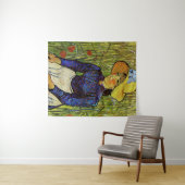 Tenture Vincent van Gogh - Fille paysanne en Casquette de  (En situation (horizontale))