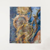 Tenture Vincent van Gogh - Fleurs de soleil coupées en qua (Devant)