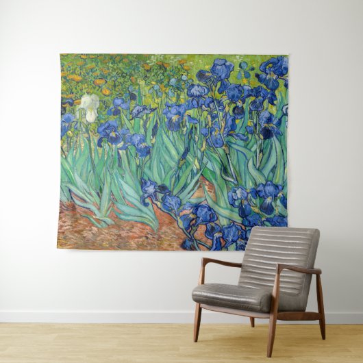 Tenture Vincent Van Gogh - Irises (En situation (horizontale))
