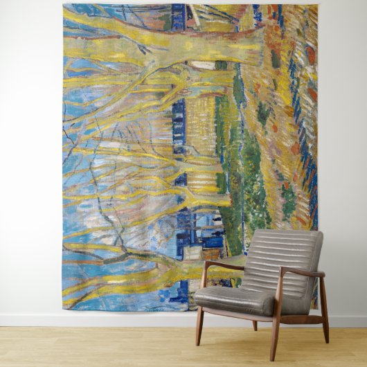 Tenture Vincent van Gogh - Le Train Bleu (En situation)