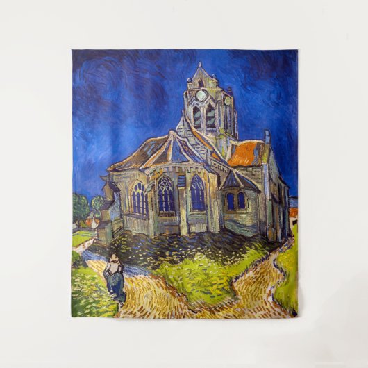Tenture Vincent van Gogh - L'église d'Auvers (Devant)