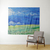 Tenture Vincent van Gogh - Les champs de roues sous Thunde (En situation (horizontale))